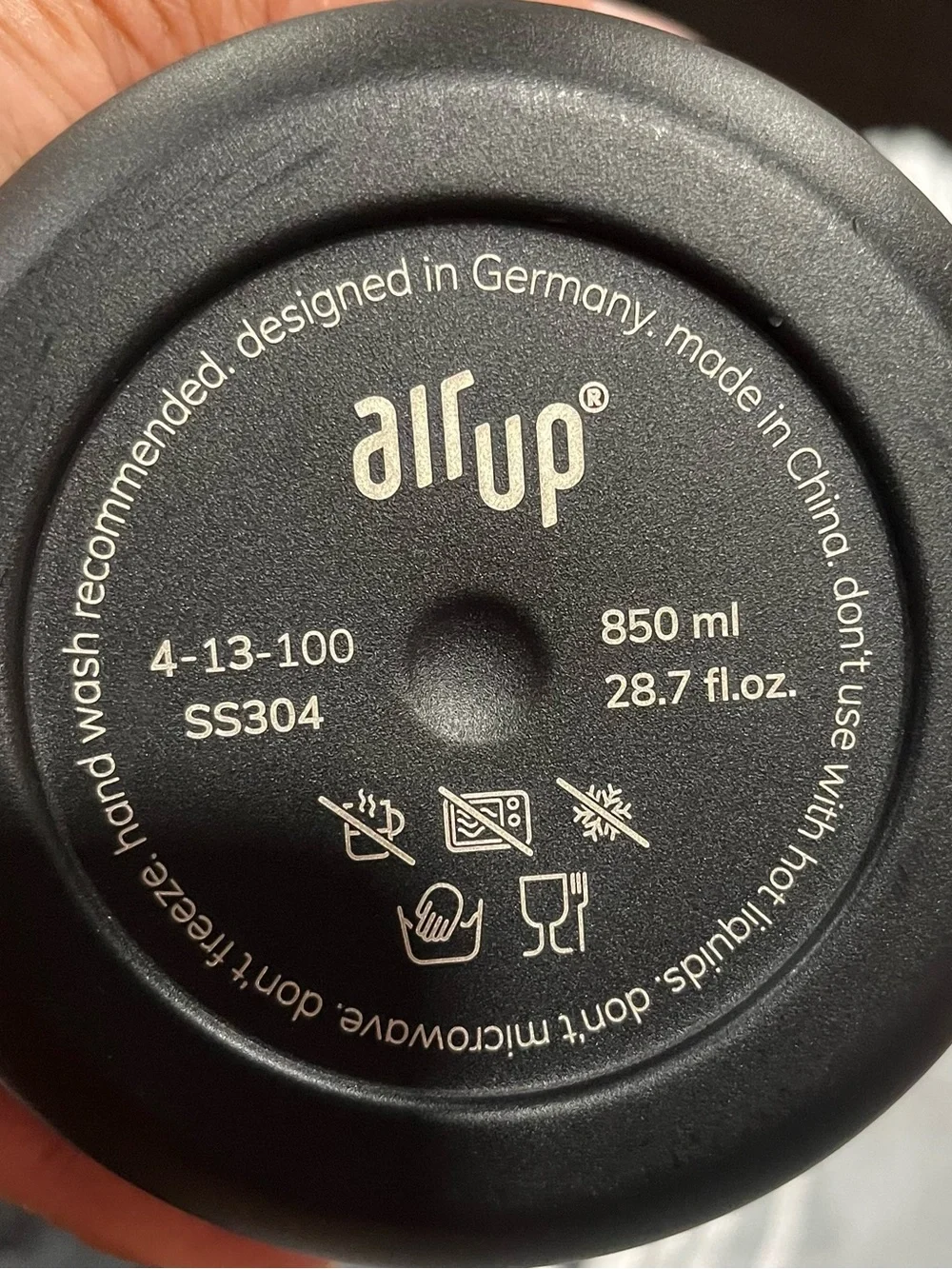 Air UpMatte Black Insulated Bottle - Home Accents